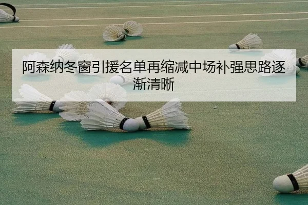 阿森纳冬窗引援名单再缩减中场补强思路逐渐清晰